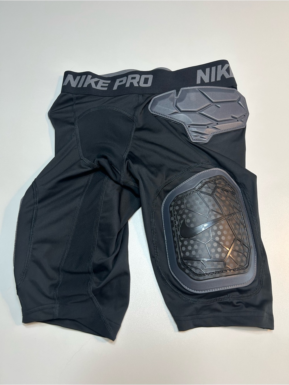Nike Pro Hyperstrong Hardplate Padded Football Compression Girdle Shorts